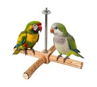 Bird Perch Natural Wooden Rotating Playground