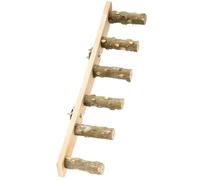 Bird Perch Nature Wood Stand For Parrots Conure Supplies Budgies Ladder Scratchers For Small Parrots Rack Toy Bird Perch Stand