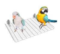Bird Perch - Parro Perration Perch | Bird Cage Perches | Stainless Steel Bird Means Parrots | Parrot Perch Platform | Parakeets Conures Indoor Pets Exercic