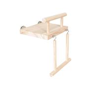 Bird Perch Platform Bird Parrot Chewing Toy for Bluebird Small Medium Parrot Wooden Stand