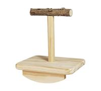 Bird Perch Rocking Toy, Natural Wood Bird Swing, Portable Bird Perch Stand, Bird Chewing Toys, Bird Toy For Parakeet, Long-Tailed Parakeet Toy, Parrot Rocking Perch, Chewing Perch For Birds,