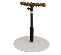 Bird Perch Stand, 11.8in Bird Cage Perch Portable Detachable Parrot Play Stand Parakeet Perches for Cage, 30 to 94cm Height Adjustment, 3kg Load, For Indoor Outdoor Traveling