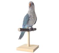 Bird Perch Stand, Bird Training Portable Tabletop Platform, Parrot Bird Cage Toy Gym Accessories for Parakeets Cockatiels, Conures, Macaws, Finches Lovebirds