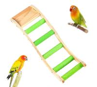 Bird Perch Stand for Claw Trimming and Beak Grinding - Anti-Slip Colorful Climbing Ladder,Chewing Bridge Bird Cage Accessories for Cockatiel Parakeet Lovebirds Budgie
