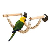 Bird Perch Stand Suction Cup 20x2x17cm Mirror Bird Resting Swing Stand