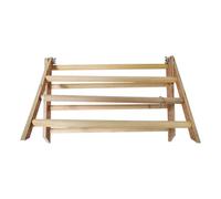 Bird Perch Station - Multi-Level Perch, Lightweight Play Stand, Natural Wood Climbing Bar, Heavy Duty Pet Exercise Stand | Poultry Parakeet Canary Lovebird