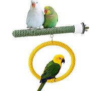 Bird Perch Swing,Stable Climbing Interactive Base Hammock - Toys For Parrots Swing - For Parrot Andekota Duck Mynah Indoor Woodpecker Outdoor