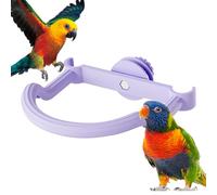 Bird Perch - Waterproof Standing Parakeet Toy for Climbing Exercise, Paw Grinding with Balance Training, Wooden Stand for Cockatiel Conure Lovebird Finch Macaw Birds, 5.75x6.3x1.97 inches