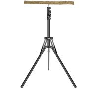 Bird perch Wood Bird Branch Stand Height Adjustable Foldable | Parrot Training Perch Pet Toy Portable Outdoor Perches Platform