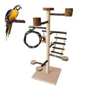 Bird Perch - Wooden Bird Cage Accessories - Parakeet Play Stand with Perches, for Conures, Cockatiels, Parakeets, Parakeets, Parakeets, Parakeets, Lovebirds