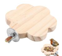 Bird Perch, Wooden Pet Toy - Perch for Parrots to Cage - for Birds such as Conure, Macaw Lovebird, Canary, Cockatoo, Finch and for Rooms such as Parrots