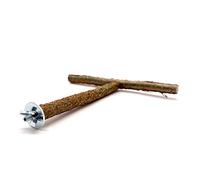 Bird Perch Wooden Stand Natural Wood Stick Standing Climbing Paw Grinding Toy For Birds Cage Accessories T Shape Shelter Platform Natural Living Of Parrot Parakeet Conure Cockatiel The Garden Pods