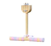 Bird Perches For Cage - Bird Stands For Inside | Parrot Rope Swing Toy | Parrot Climbing Perch Stand | Climbing Cage Accessories For Parakeets Cockatiels Lovebirds Finches Conures Indoor Outdoor Yard
