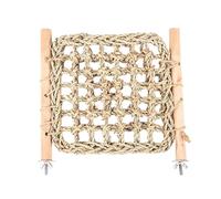 Bird Perches for Cage - Wood Parakeet Play Stand | Seagrass Ladder Bridge Exercise Stand - Practical Accessory for Pet Cockatiel Conure Lovebird Canary Training Activity Climbing