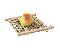 Bird Perches for Cage - Wooden Climbing Ladder | 35x10cm Perch with Natural Wood Material, Textured with Chewing and Climbing Support for Cockatiel Conure Lovebird Canary Finch Exercise