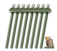 Bird Perches for Parrots, Bird Perch Stand, 8X Bird Holder for Cage, Exercise Training Kicking Grinding Parrots for Budgies, Cockatiels, Pruning Paws, Lovebirds