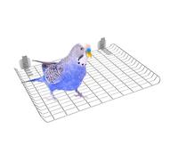 Bird Perches for Parrots - Stainless Steel Bird Stands for Parrots | Decorative Playground, Small Medium Large Breeds Pets Exercise Toy for Conures, Lovebirds, Budgies, Parakeets