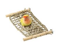 Bird Perches for the Cage and Climbing Game | Toy with climbing bridge and perch made of wood for parrots for conure, cockatiel, inseparable, canary