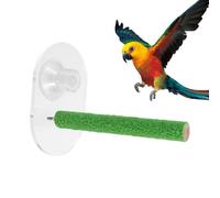 Bird Perches | Jumbo Sanded Parrot Perches | Perrch Cage Accessories | Parrot Bird Parch Pole With Suction Cup | Birrd Shower Purch, Window/Bath/Car/Travel Perch Stand For Bird