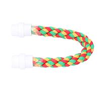 Bird Perches Rope, 11.8in Colorful Birds Stand Toy U Shape Cotton Standing Rod To Saves Space Of Cage For Developing Coordination Balance