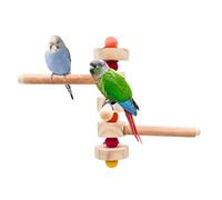 Bird Perches, Wooden Bird Cage Perch with Angle Adjustable Design, Bird Accessories for Cages, Bird Toys, Parrot Perch for Budgie, Lovebird, Parakeet, Cockatiel, Quaker, Caique, Small to Medium Birds