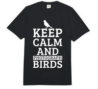 Bird Photographer Keep Calm and Photograph Birds Funny Gift Comfort Colors Adult Heavyweight T-Shirt