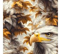Bird Plant Leaves Self Adhesive Wallpaper Bald Eagle Contact Paper Peel and Stick Wallpaper Thicken Waterproof Matte with Sticky Back Canvas Wall Cabinets Furniture Stickers Decorate 0.4×3 m