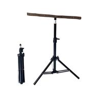 Bird Play Stand,Adjustable Folding Tripod Base Support Habitat | Bird Stand Perch,for Lover Home Indoor Outdoor Training Play Porch Yard Garden