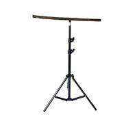 Bird Play Stand - Iron Folding Tripod 62.99 Inch, Wood Pole Training Station, Adjustable Height Perch | Home Interior, Residential Porch, Outdoor Garden, Pet Training Space, Open Air Courtyard