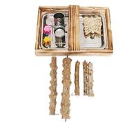 Bird Playground Cockatiel Bird Toy Parrot Playstand for Canaries Macaw Finch