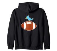 Bird plays American Football Zip Hoodie