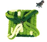 Bird Plush Perch Swing Four Season Warm Hammock Nest Bed for Parrot Budgie Parakeet Cockatiel Lovebird