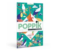 Bird Poster and Stickers Multicoloured one size