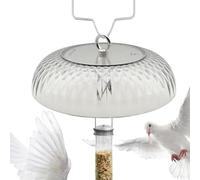 Bird Protection Cover - Full Protection, Transparent Dome For Bird Watching Station - Bird Feeder Protecton Device - Oiseax Bird Feeder Feeder