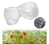 Bird protection net, 3 x 10 m aviary net, pigeon net, pond net, bird net, chicken net, poultry net, square mesh size 2.5 cm, suitable for gardens, orchards, vegetable gardens, ponds (white)