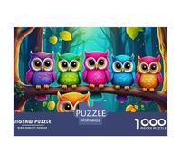 Bird Puzzle for Adults Impossible And Difficult Challenge 1000 Piece Bird Challenging Puzzle Games Educational Games There Are Letters on The Back 38x26cm/1000pcs