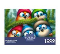 Bird Puzzle Kid Age 12 Years Up Impossible And Difficult Challenge 1000 Piece Bird Challenging Puzzle Games Educational Games There Are Letters on The Back 38x26cm/1000pcs