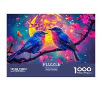 Bird Puzzle Kid Age 12 Years Up Impossible And Difficult Challenge 1000 Pieces Bird Challenging Puzzle Games Educational Games There Are Letters on The Back 70x50cm/1000pcs