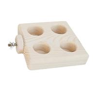 Bird Puzzle Toy Food Feeder - Interactive Foraging Toy For Parrots, Intelligence Training Feeder | Creative Bird Perch Stand, Durable Educational Tôy For Conure Cockatiel Parakeet Macaw African Grey