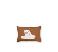 Bird Quilted Pillow Rectangular Sugar Kelp