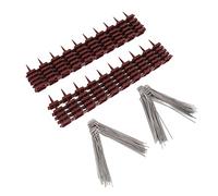 Bird Repellent Spikes, Anti-Bird Repellent Spikes Bird Repellent Spikes Bird Spikes Versatile Bird Repellent Spikes, Avoid Pigeon Spikes Made of Stainless Steel for Damage to Roof and Windows
