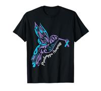 Bird Ribbon Preeclampsia Awareness Preeclampsia Survivor T-Shirt