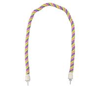 Bird Rope Perch Fun Colorful Swing Climbing Cotton Rope Bird Toys for Parakeets Cockatiels Parrotlets Lovebirds Budgies Premium Material Exercise for Pet Birds Bendable Design (XL)
