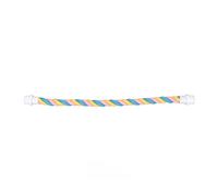 Bird Rope Perch Multipurpose Colorful Cotton Parrot Comfy Rope Perches for Parrots Parakeets Cockatoos and Lovebirds (S)