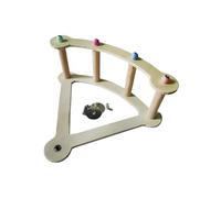 Bird Running Wheel,Pirate Ship Shape Parrot Swinging Wheel | Indoor Pet Birds Playing Resting Perches Physical Fitness Toy for Parakeets, Sparrow