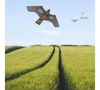 Bird Scarer Kite, Flying Hawk Kite Bird Scarers for Gardens, Extendable Flyings Eagle Kites Birds Scarer with Reflective Eyes, Crops Farm Protector Hawk Birds Repeller Kites, for Backyard Farm Field