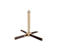 Bird Seat Stand - 9 Inch Wood | Rotating Perch Toy | Parrot Stand | Parrot Swing for Parrot Birds That Allows Climbing and Interactive Play and Exercise U