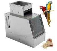 Bird Seed Cleaner - Electric Grain Winnowing Machine with Adjustable Speed Fan, Efficient Shell Splitter for 30-40kg/h Grain Processing, Suitable for Various Cereals