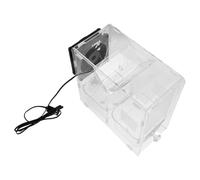 Bird Seed Cleaner Machine with Usb, Acrylic Tabletop Winnower | Impurity Removal, Strong Airflow Seed Separator, for Canary Mix and Parrot Feed, Reduces Manual Sorting