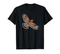 Bird Series. Red Shouldered Hawk in Flight. Buteo lineatus. T-Shirt